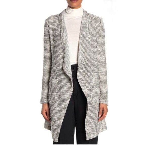 🆕 BAGATELLE Draped Front Woven Knit Cardigan! - Picture 7 of 7